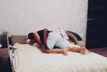 Пацаны грубо выебали опытную шмару